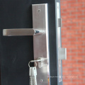 Alavanca de entrada de material de aço inoxidável alça fechaduras de porta